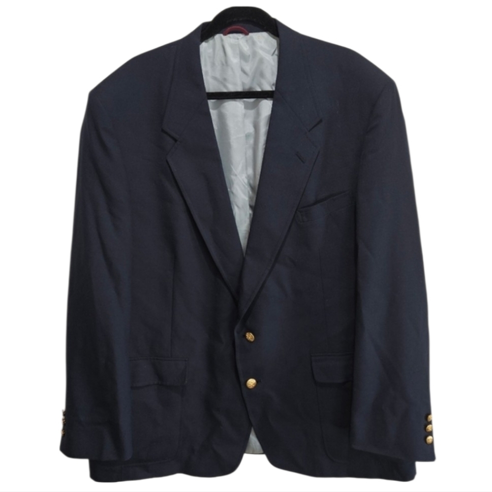Jack Nicklaus Dillards Tournament Series Blazer Sports Jacket Suit Navy Gold 50L